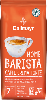 Kawa ziarnista Dallmayr Home Barista Caffe Crema Forte palona 1 kg (4008167040002)