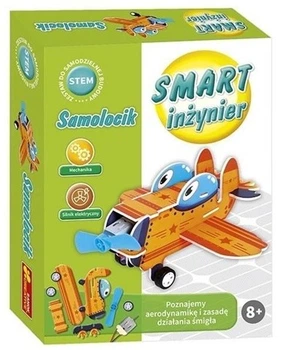 Klocki konstrukcyjne Stem Smart inżynier - samolocik 00604 (5905367500604)