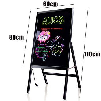 Табло AUCS светодиодное рекламное 60×80 см, со встроенной подставкой