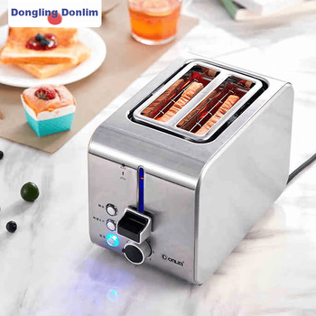 Тостер Donlim DL-8117 з широкими слотами та корпусом з нержавіючої сталі