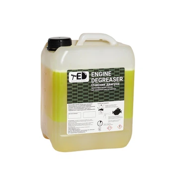 Очиститель двигателя автомобиля 5л ENGINE DEGREASER 1:10 концентрированный щелочный обезжириватель для безопасной очистки