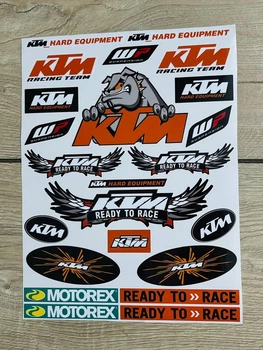 Наклейки KTM MOTOREX Adventure мотопак Ready to RACE Dakar сикери Стикер пак / Размер листа 28х21см
