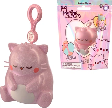 Сквіш-іграшка Pembe The Pink Cat (4897046476182)