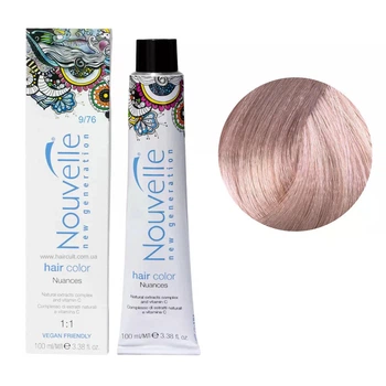 Фарба для волосся Nouvelle Hair Color 9/76 Дуже світлий коричнево-червоний блондин 100 мл