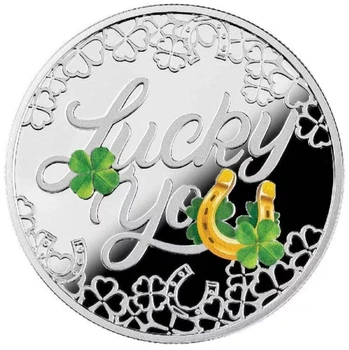 Колекційна срібна монета «Щасливчик - Lucky You» 17,5 г 2023 рік