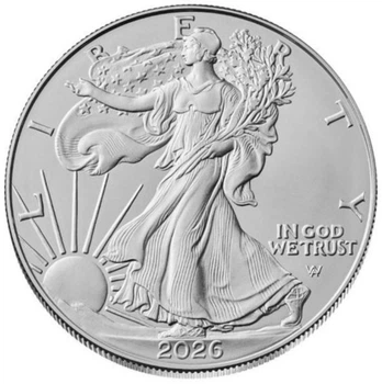 Колекційна срібна монета "Американський Орел Liberty" 31,1 г 2026 рік