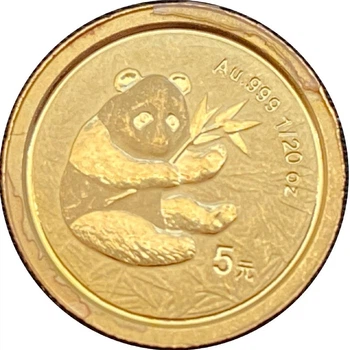 Колекційна золота монета "Китайська Панда" 1,55 г 2000 рік