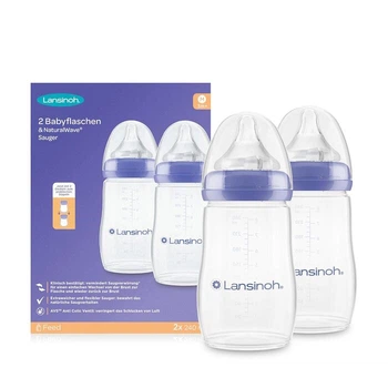 Набор бутылочек для кормления 240 мл NaturalWave Lansinoh