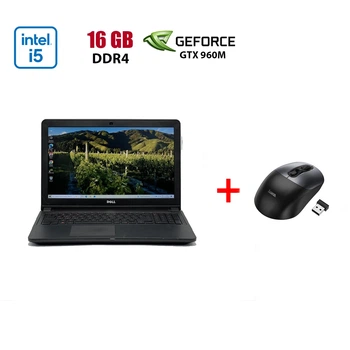 Ігровий ноутбук Б-клас Dell Inspiron 15-7559 / 15.6" (1920x1080) IPS / Intel Core i5-6300HQ (4 ядра по 2.3 - 3.2 GHz) / 16 GB DDR3 / 480 GB SSD / nVidia GeForce GTX 960M, 4 GB GDDR5, 128-bit / WebCam б/в + Подарунок Бездротова миша HOCO GM28