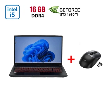 Игровой ноутбук MSI GF75 Thin 10SCSXR-448US / 17.3" (1920x1080) IPS / Intel Core i5-10300H (4 (8) ядра по 2.5 - 4.5 GHz) / 16 GB DDR4 / 960 GB SSD / nVidia GeForce GTX 1650 Ti, 4 GB GDDR6, 128-bit / WebCam б/у + Подарок Беспроводная мышь HOCO GM28