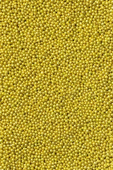 Посыпка кондитерская SD Pearls сахарные шарики зеркальные золото 3мм 1кг