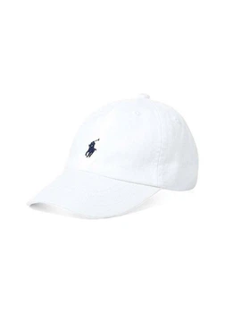 Бейсболка мужская Polo Ralph Lauren с логотипом, регулируемая, хлопок RL-001-WTH