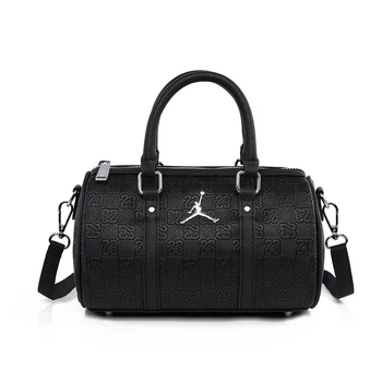 Сумка Jam Monogram Mini Duffle — чорна Jordan JRD-048-BLK-SIL