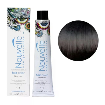 Фарба для волосся Nouvelle Hair Color 3 Темно-коричневий 100 мл