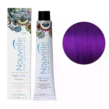 Фарба для волосся Nouvelle Hair Color 022 Фіолетовий 100 мл
