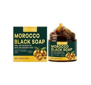 Чорне марроконське мило "MOROCCO BACK SOAP"