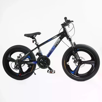 Спортивный детский алюминиевый велосипед 20 дюймов Shimano 21 скорость черно-синий Corso «Evolution» (EV-20912)
