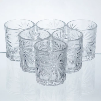 Набір чарок для міцних напоїв Shot glass 6 штук по 75 мл HP-17-36