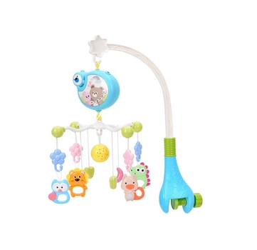 Карусель на кроватку голубой 368-10