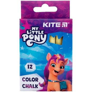 Мел цветной Kite My Little Pony 12 шт. диаметр 9 мм LP24-075