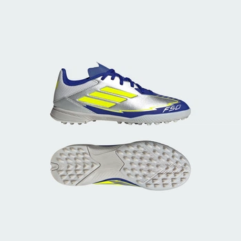 Детские Бутсы F50 League Messi Turf Kids adidas IH0925 28 (28 EUR) серебряный (4067904450023)