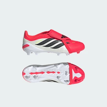 Детские Бутсы PREDATOR LEAGUE Fold-Over Tongue Firm Ground Football Kids adidas JR7925 31.5 (31.5 EUR) красный (4068812327933)