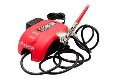 Електроаерограф Intertool 12 Вт, постійний тип, вага 1,15 кг (DT-5001)