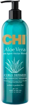 Шампунь для кучерявого волосся CHI Aloe Vera очищаючий 340 мл (633911811375)
