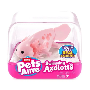 Інтерактивна іграшка Pets & Robo Alive Аксолотль рожевий (9556A)