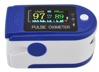 Пульсоксиметр Pulse Oximeter LK-87 на палец, измерение уровня кислорода в крови, пульсометр