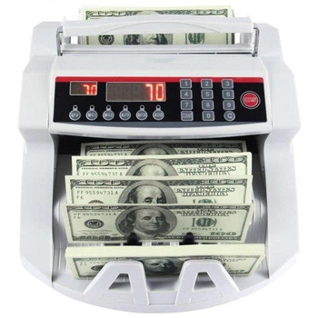 Счетна машинка для грошей Bill Counter 2108 UV, детектор валют, швидкість 900 банкнот/хв.