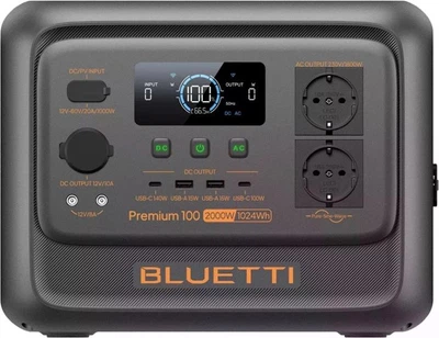 Зарядна станція Bluetti Premium 100 V2 / 1800 Вт / 1024 Вт⋅год / LiFePO4