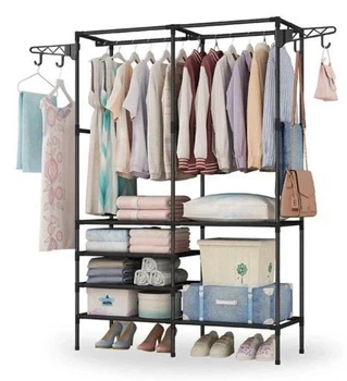 Вішак для одягу Simple Coat Rack Double Row з полицями