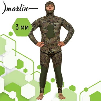 Гидрокостюм 3 мм Marlin Skilur Pro 3 мм Green LX