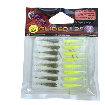 Приманка Crazy Fish Glider 1,2" 70-30-6/68-5 чеснок упак (16шт),70-30-6/68-5