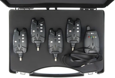 Набор карповых сигнализаторов Golden Catch Bite Alarm Set SN65 4+1 с пейджером гарантия,6534755