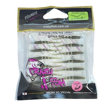 Приманка Crazy Fish Polaris 1.5" 88-37-42-6 вкус кальмар уп. (12шт),88-37-42-6