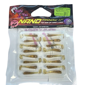 Приманка Crazy Fish Nano minnow 1.1" 68-27-32-6 кальмар упак (16шт),68-27-32-6