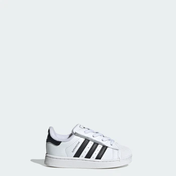 Детские Кроссовки Superstar II Elastic Lace Kids adidas JH9984 22 (22 EUR) белый (4067888303803)