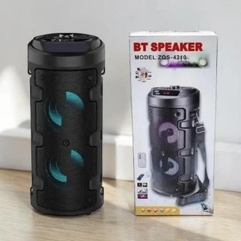 Портативная Bluetooth колонка BT Speaker с LED подсветкой, FM радио, USB, TF карта, мощный звук (ОІZ4-SQZ)