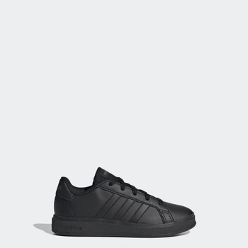 Детские Кроссовки Grand Court Lifestyle Tennis Lace-Up adidas FZ6159 28 (28 EUR) черный (4066746166376)