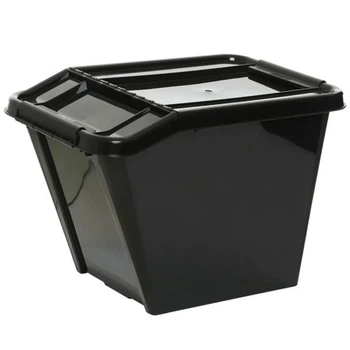 Ящик для зберігання Top store, 58л чорний Plast Team