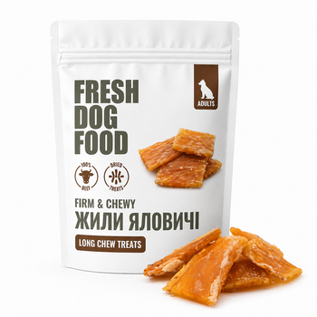 Жили говяжьи сушеные Fresh Dog Food 300 гр