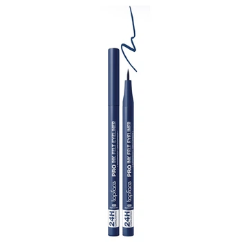 Рідка підводка-фломастер для очей TopFace Pro Ink (PT619), 03 Nautical Blue Синя