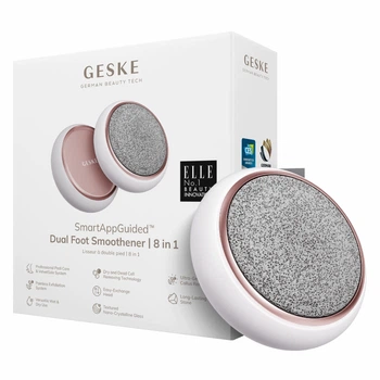 Пемза для ухода за стопами GESKE Dual Foot Smoothener 8в1 жемчужная