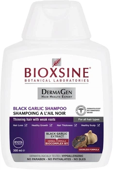 Шампунь Bioxsine DermaGen Black Garlic против выпадения волос 300 мл (8680512628415)