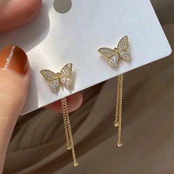 Женские серьги No Brand 2155 золотистые