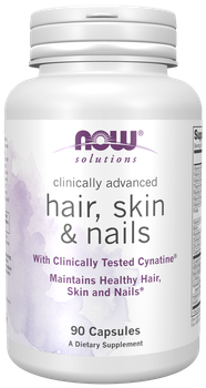 Kompleks witaminowo‑mineralny NOW Foods Hair, Skin & Nails 90 kapsułek (733739033734)