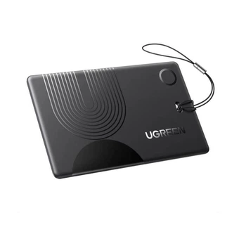 Умный брелок UGREEN CM920 Finder Slim 2 для Apple Find My, официальная сертификация, 7-летняя батарея, неперезаряжаемый, смарт-метка Black (75120)