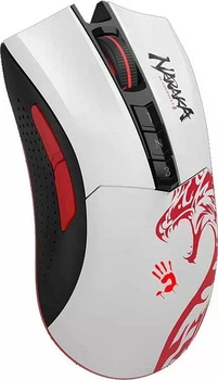 Игровая мышка беспроводная A4Tech Bloody R90 Plus Wireless Naraka, ультралегкая, USB, черная